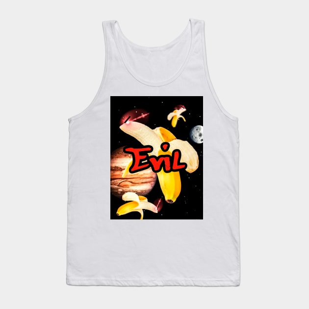 Evil Space Bananas Tank Top by 32 Baboons
